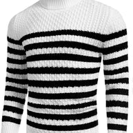 WW | Casual knitted men's turtleneck sweater