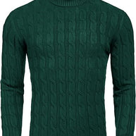 WW | Casual knitted men's turtleneck sweater