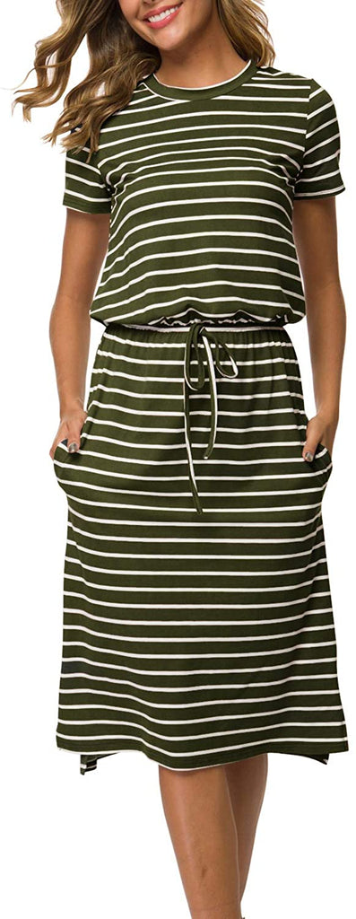WW | Midi Kleid Mit Taschen