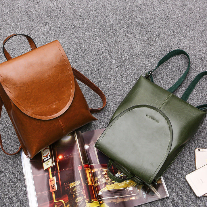 W&W Mode | Leder Mini Rucksack Für Frauen Luxuriös Und Vielseitig