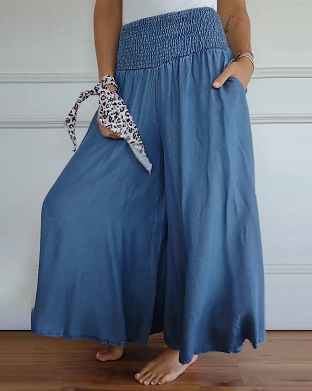 WW | Hose mit Elastischem Bund und Weiten Beinen