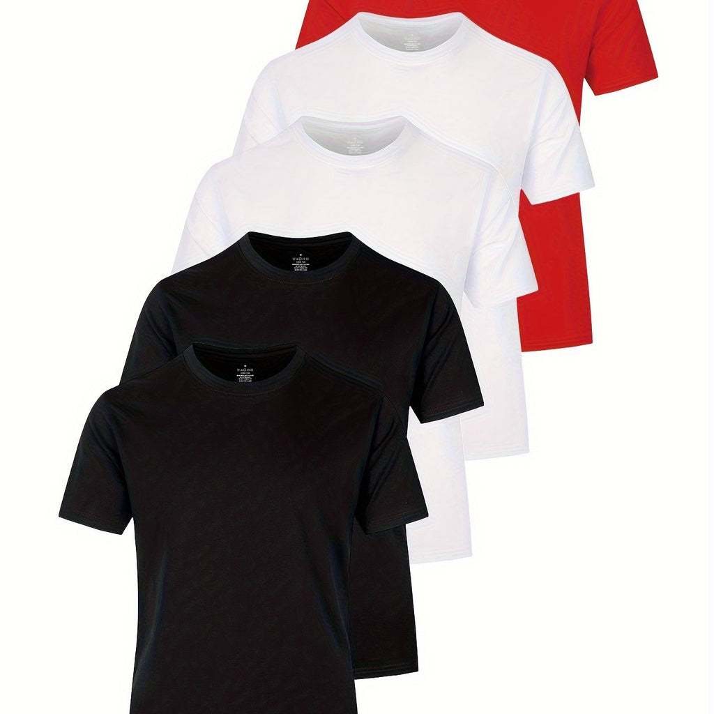 WW | Satz Von 5 Herren T-shirts in Verschiedenen Farben