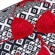 WW | Rüschentrill Halterneck Bikini Set