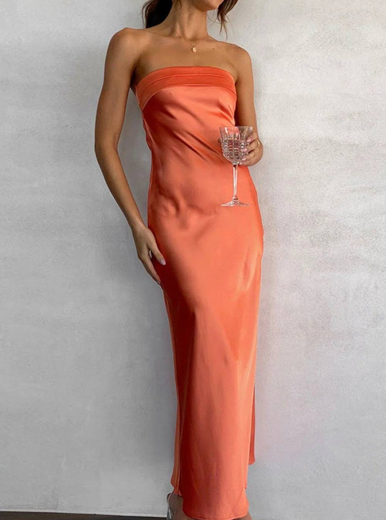 WW | Strapless Maxikleid