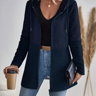 WW | Damen Kapuzen Sweatshirt mit Reißverschluss
