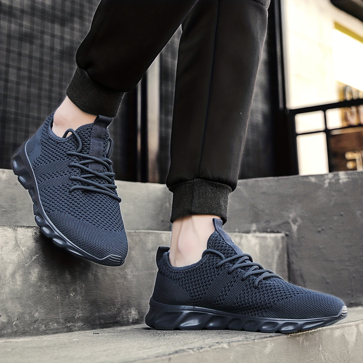 WW | Leichte, Atmungsaktive Herren Laufschuhe Mit Anti Rutsch