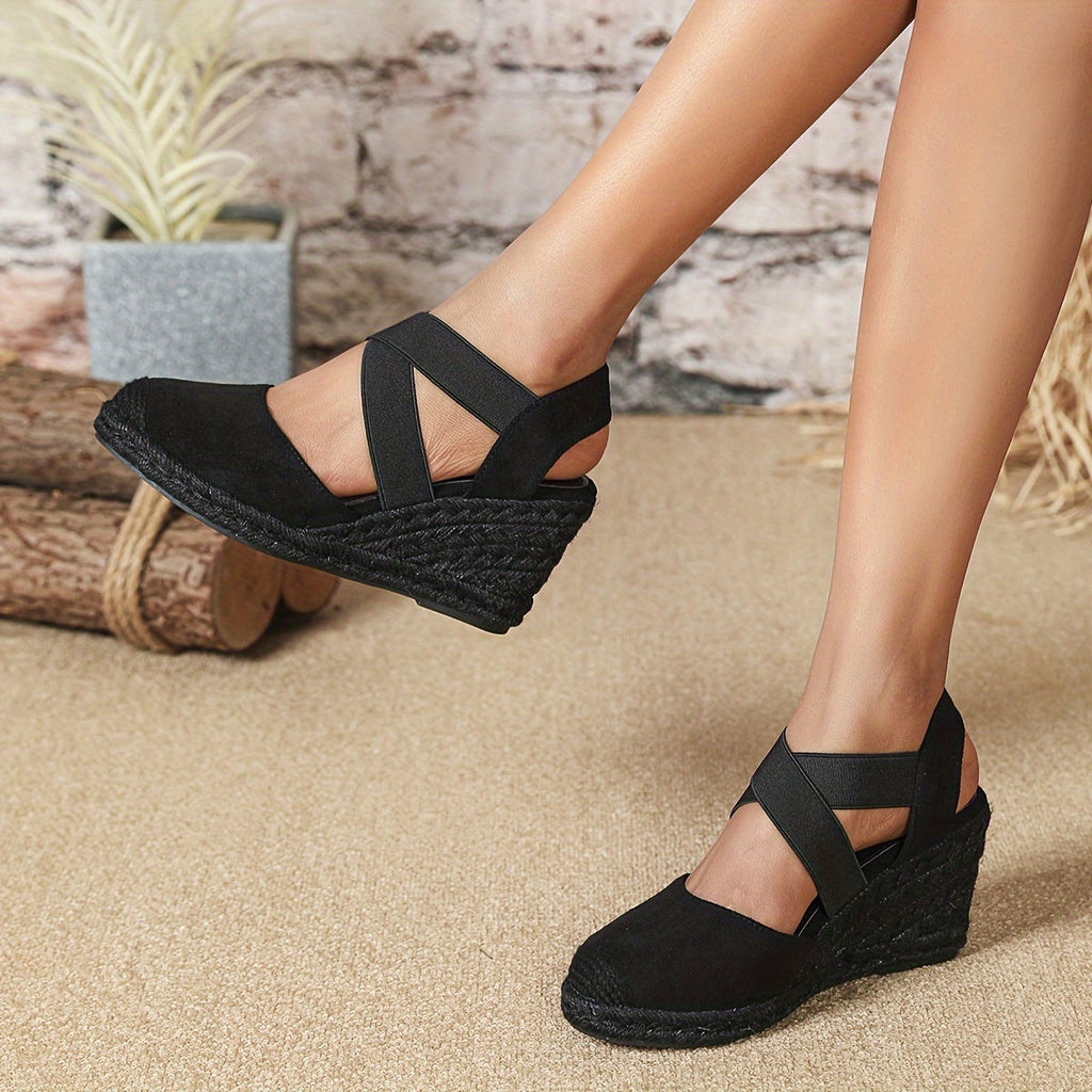 WW | Damen Espadrilles Mit Keilabsatz