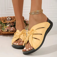 W&W - Modische orthopädische Damen-Schnürsandalen mit weicher Sohle