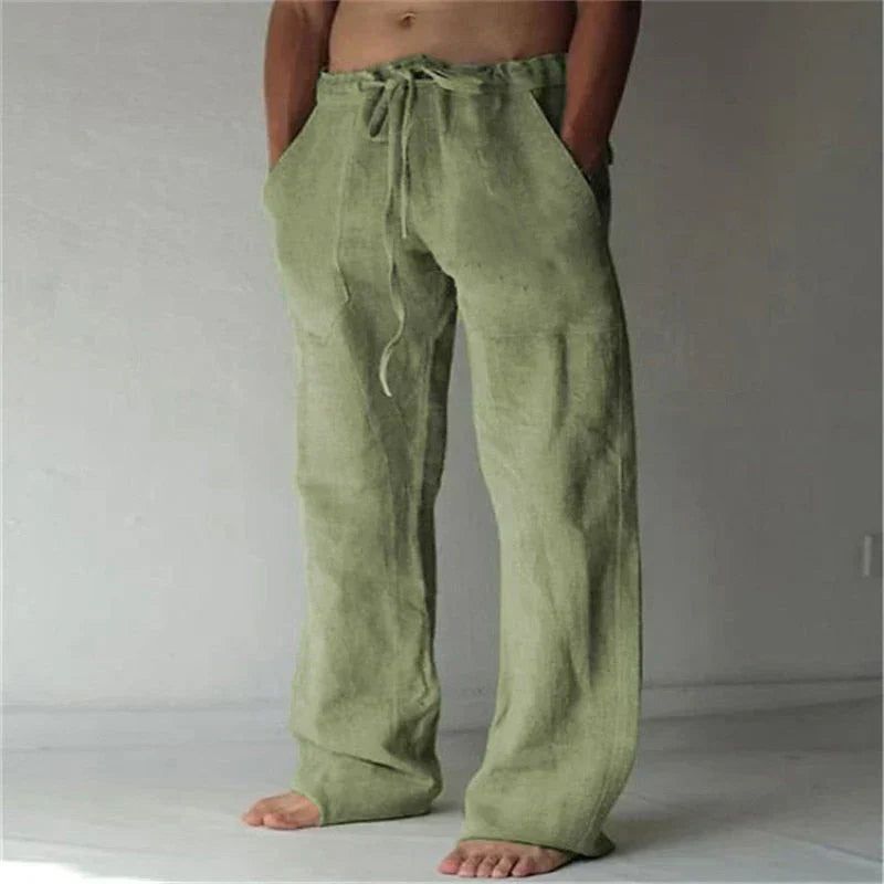 W&W Mode | Lockere Leinenhose Für Herren