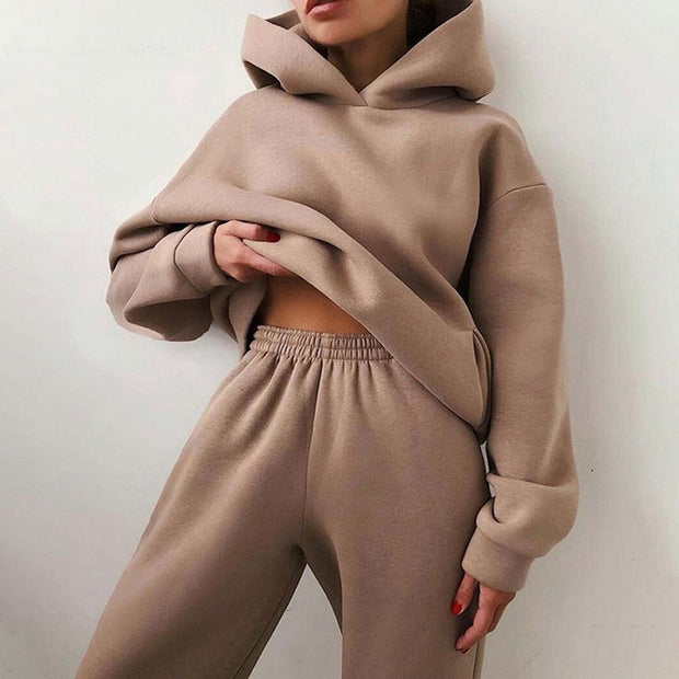 Jacquelyn™ Ultimate Comfort Sweat Pants & Kapuzenpulli Set