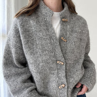 WW | Graue Strickjacke mit Knöpfen