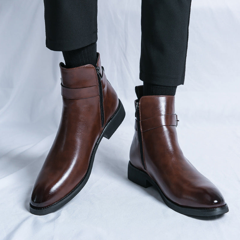 WW | Klassische Leder Herrenstiefel