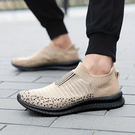 WW | Atmungsaktive Slip-On-Sneaker mit Strick-Obermaterial