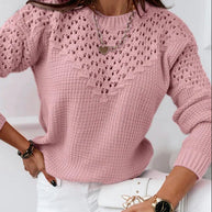 WW | Eleganter Hohlsaum Pullover