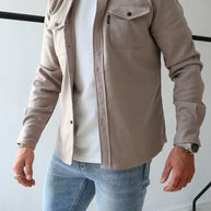 WW | Premium-Jacke mit Knopfverschluss für Herren | Stylische und bequeme Jacke