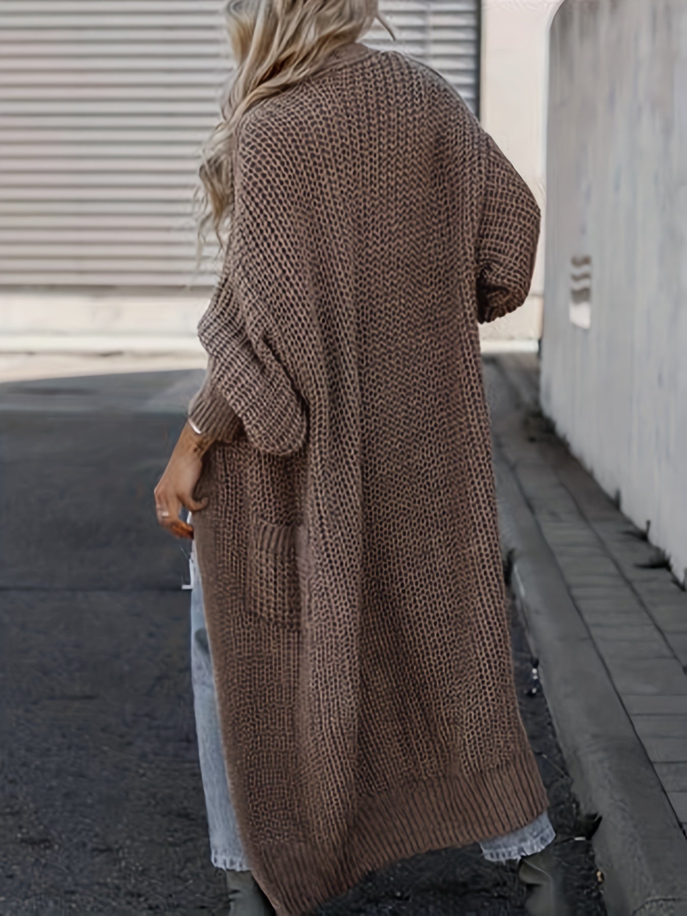 WW Strickcardigan Aus Wolle Mit Taschen Für Damen | Perfekt Für Den Alltag