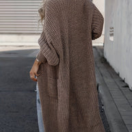 WW Strickcardigan Aus Wolle Mit Taschen Für Damen | Perfekt Für Den Alltag
