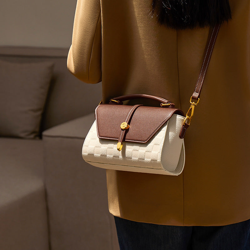 WW | Echtes Leder Schultertasche Elegante Crossbody Handtasche