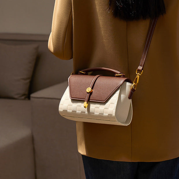 WW | Echtes Leder Schultertasche Elegante Crossbody Handtasche