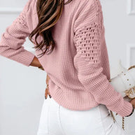 WW | Eleganter Hohlsaum Pullover