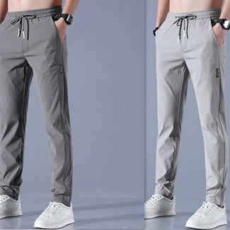 WW | Atmungsaktive Gerade Sporthose Aus Sommer Eis Seide Für Herren