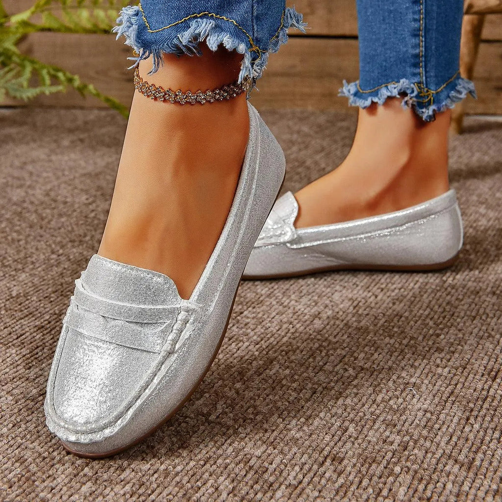 WW | Gommino Flat Crossed Soft Sole Women