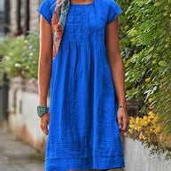 WW | Vintage und Casual Damenkleider aus Festem Leinen