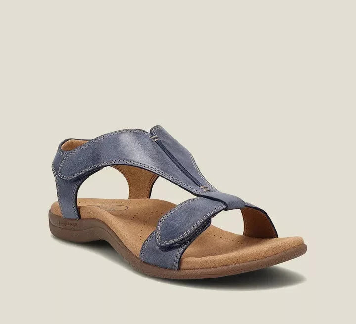 WW | Luxuriöse orthopädische Sandale mit T-Riemen-Design und Fußgewölbeunterstützung