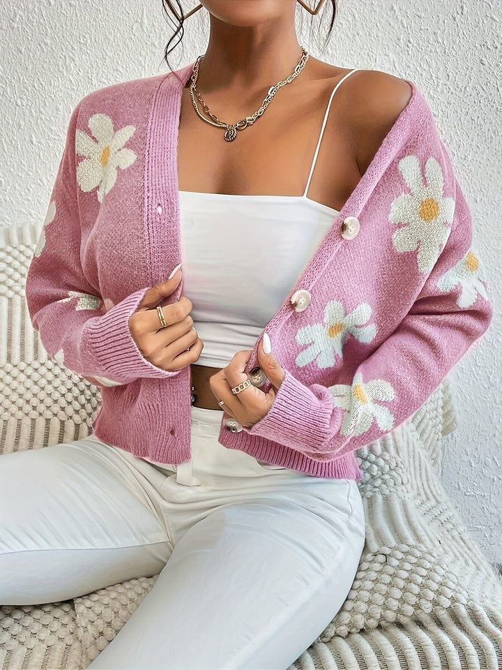 W&W Mode | mit Blumenmuster und langen Ärmeln Für Frauen