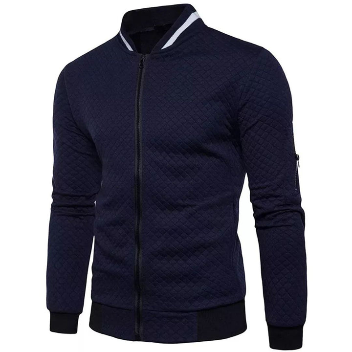 W&W Mode | Jacquard Zip-Bomberjacke