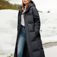 WW | Stilvoller langer Wintermantel Damen mit