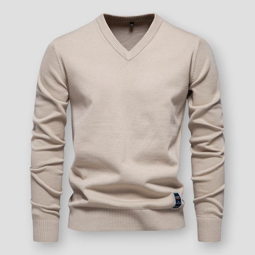WW | Klassische Gestrickte Herbstpullover Für Herren