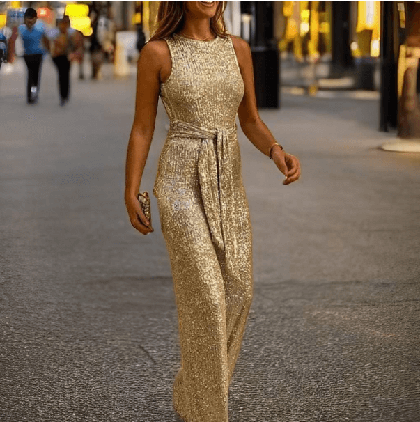 WW | Jumpsuit mit einem Schulterträger und verstellbarem Bund