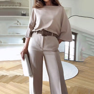 WW-loser Zweiteiliger Anzug für modisches Outfit