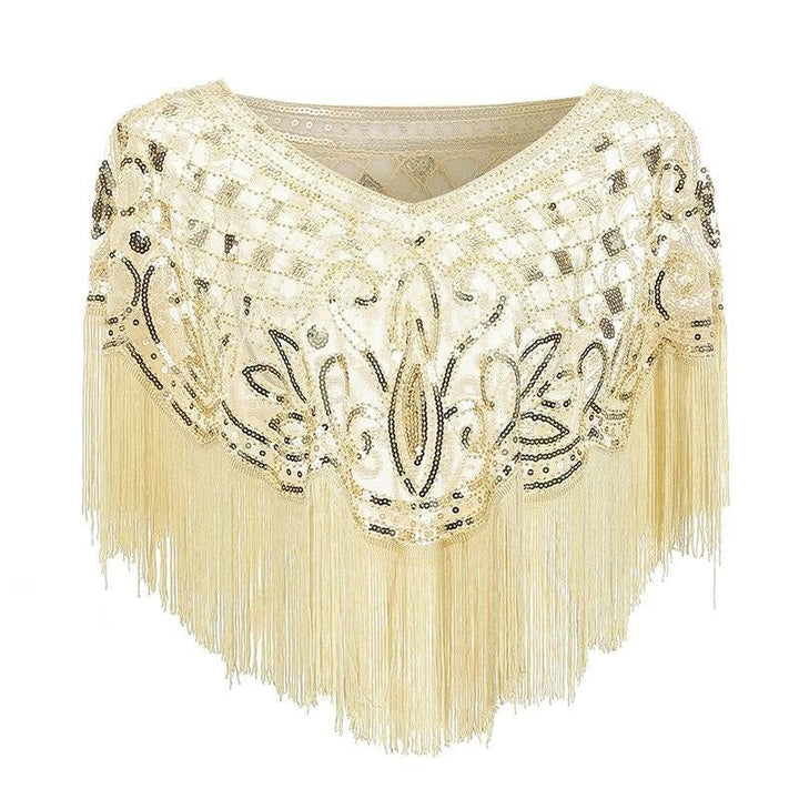 W&W Mode | Gatsby Schal Champagner