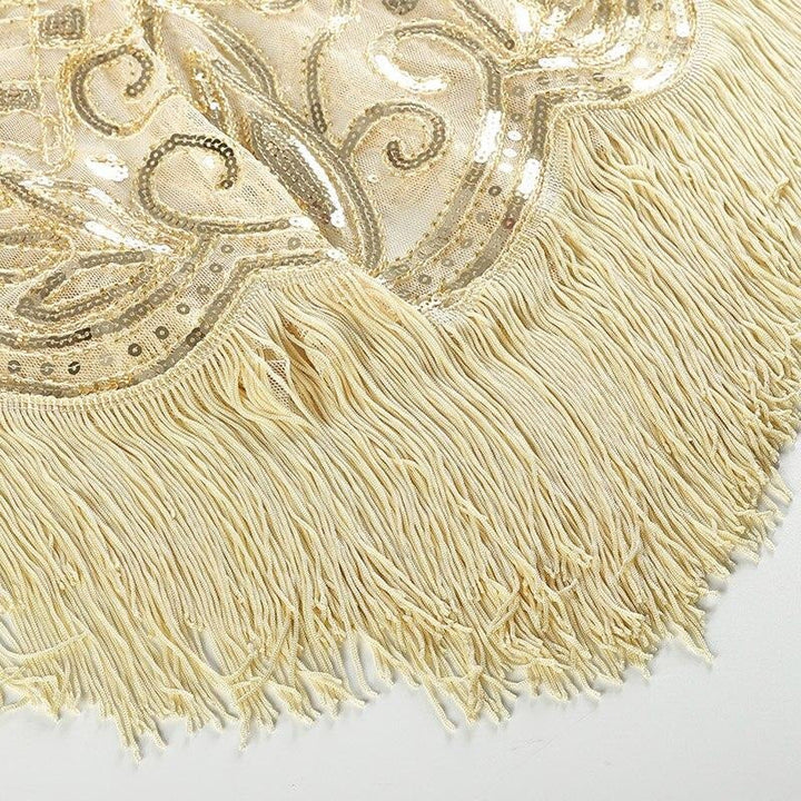 W&W Mode | Gatsby Schal Champagner