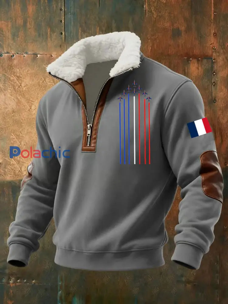 WW | Bequeme Herrenjacke im Baggy-Stil mit Zipper