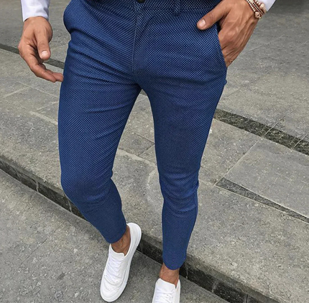 WW | Herren Chino Hose Blau Stoffhose