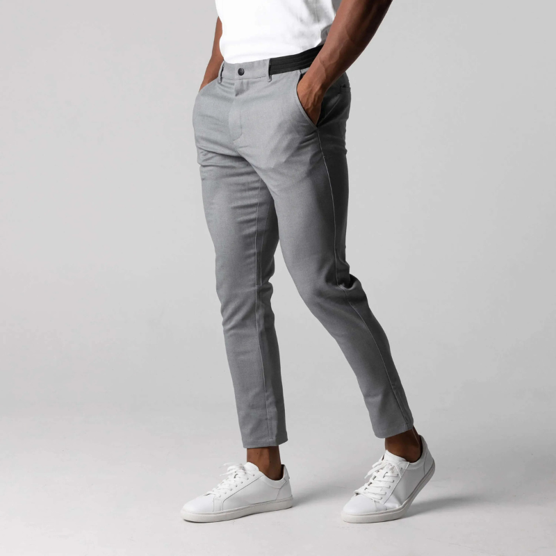 WW | Herren Chino Hose Grau Stoffhose
