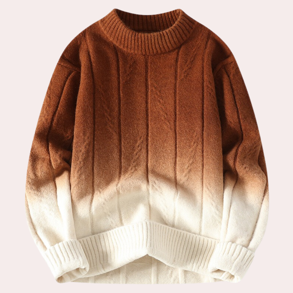 WW | Trendiger Farbverlauf Pullover Für Herren