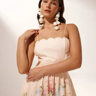 WW | Midikleid Mit Cut Outs Und Blumenprint