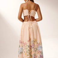 WW | Midikleid Mit Cut Outs Und Blumenprint