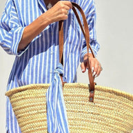 WW | Elegante Gestreifte Hemdkleid