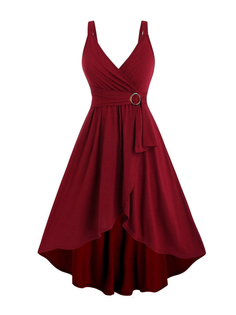 WW | Smarte Rückenfreie Wickelkleid