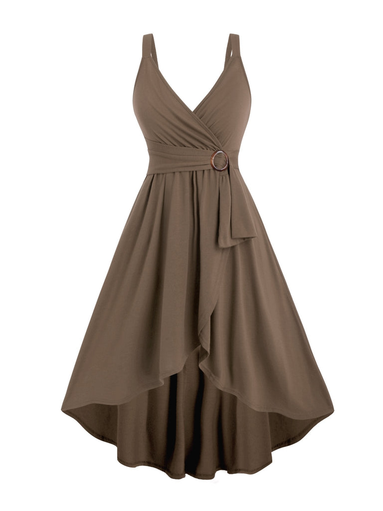 WW | Smarte Rückenfreie Wickelkleid