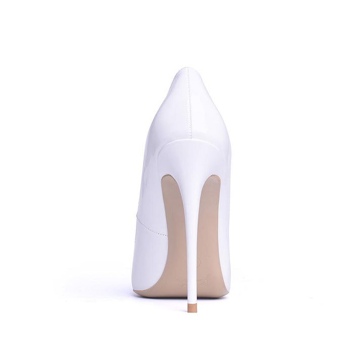 W&W Mode | Klassische Weiße High Heels Pumps
