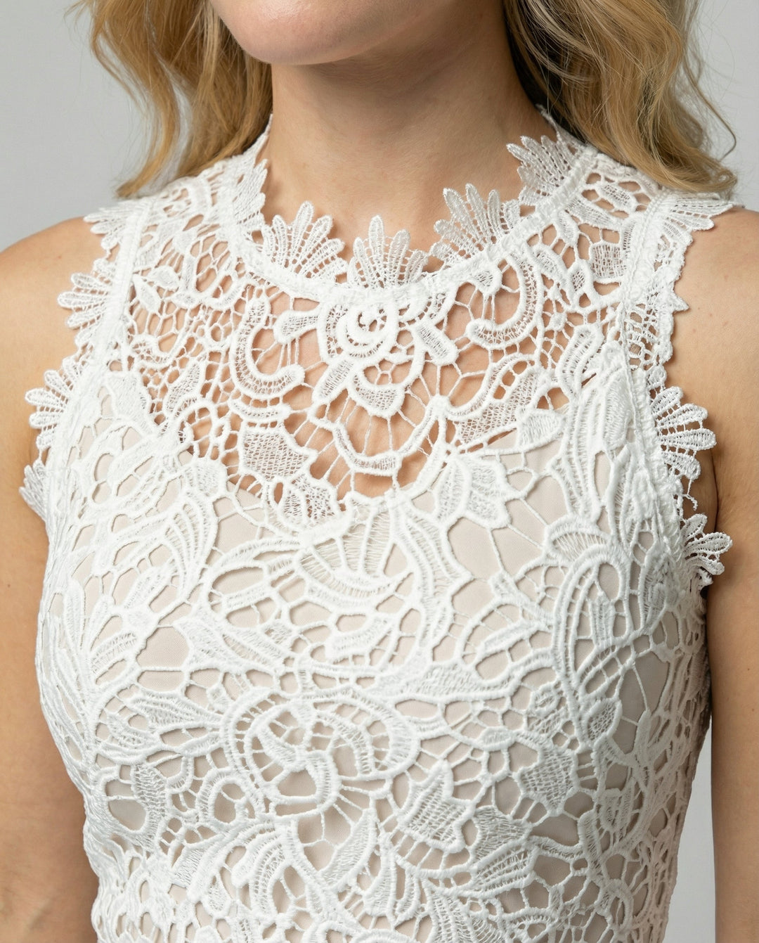 Damen Chiffon-Maxikleid mit kurzen Ärmeln