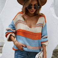 WW – Pullover mit Farbblock
