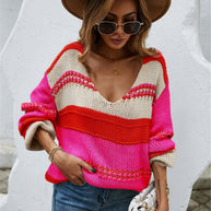 WW – Pullover mit Farbblock