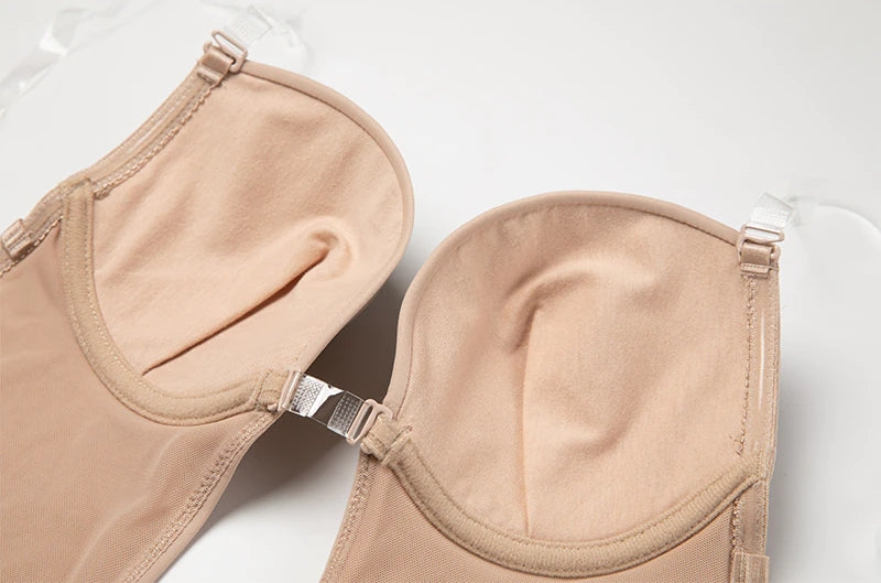WW | Tiefer V-Ausschnitt Körperformender Bodysuit